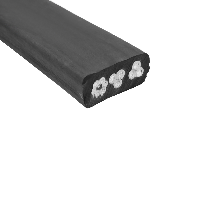 Średnio płaski, ogólny kabel gumowy