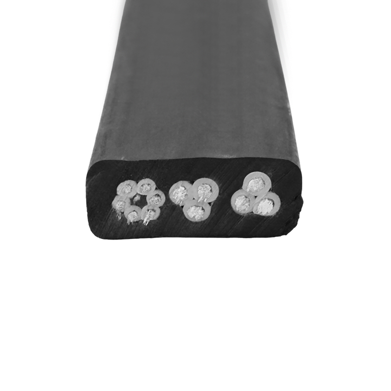 Średnio płaski, ogólny kabel gumowy