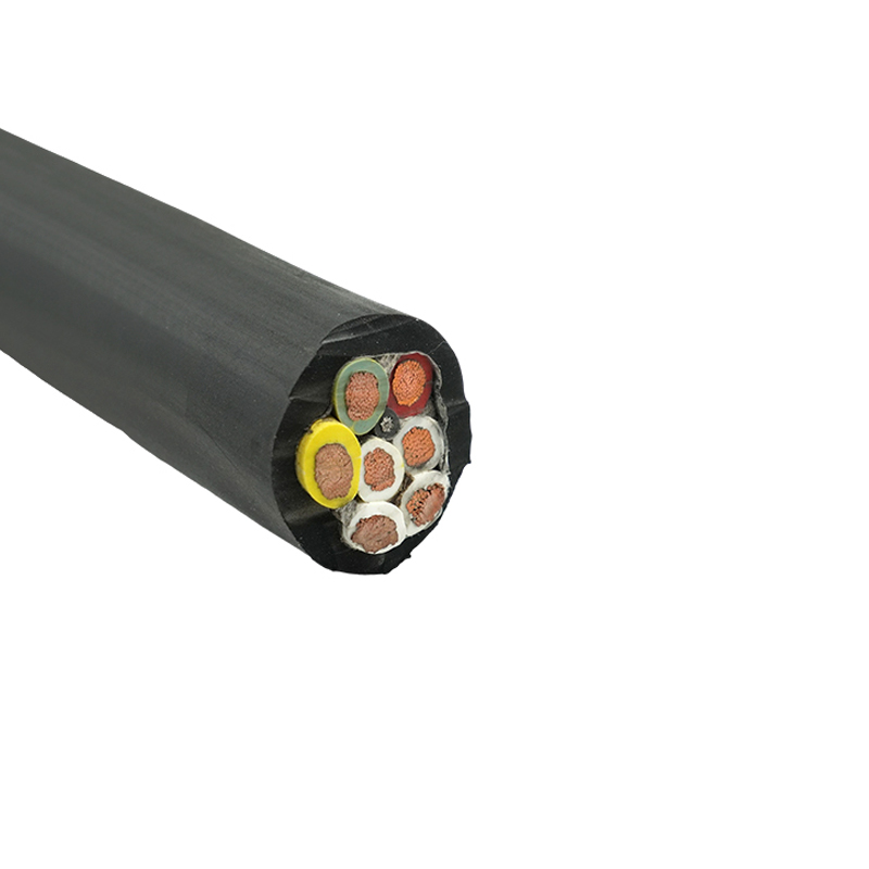 Wytrzymały, elastyczny kabel w izolacji z gumy silikonowej